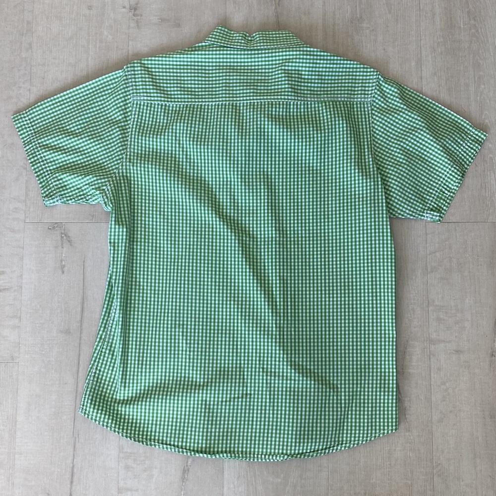 Green Gingham button down - Picture 5 of 5